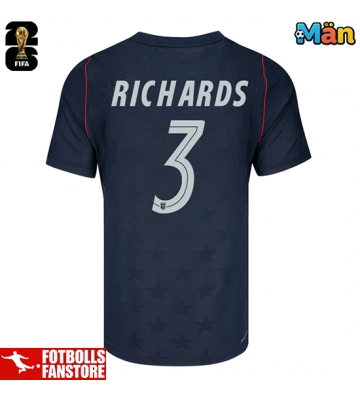 Förenta stater Chris Richards #3 Bortatröja VM 2026 Kortärmad